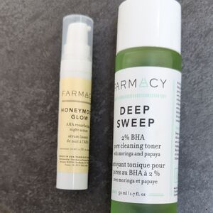 Farmacy Honeymoon Glow Serum and Deep Sweep Toner Set